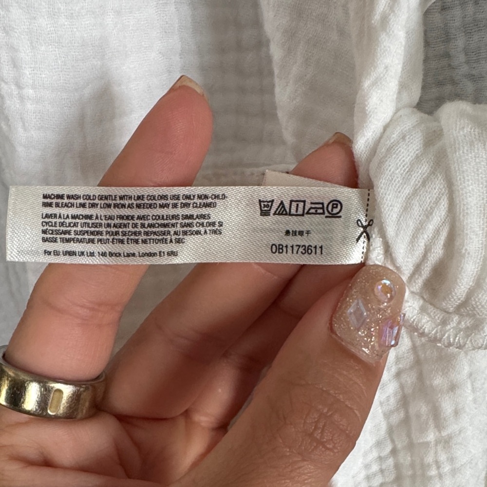 Saturday Sunday by Anthropologie Cream White Gauze Jumpsuit - Picture 11 of 11